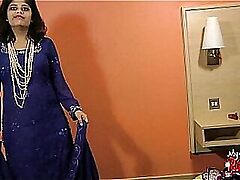 Indian aunty seduces in the guise of repairing the television, leading to a steamy encounter with the son.