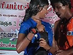 Tamil beauty seductively dances, promising no interference in her passionate performance.
