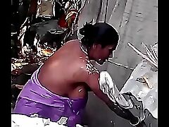 Desi milf gets wild in prison, stripping and riding a big cock.