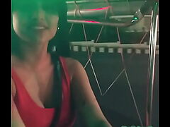 Alluring Indian beauties flaunt their cleavage while riding bikes in a hot video.
