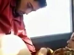 A forbidden encounter unfolds as a married Pakistani woman indulges in passionate car sex, exchanging oral pleasures and intense penetration.